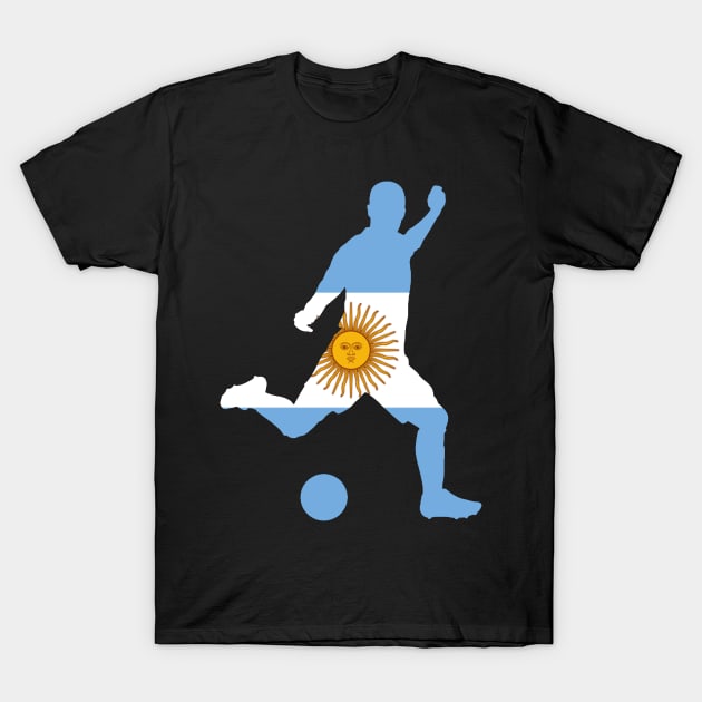 Argentina Football T-Shirt by TShirtWaffle1